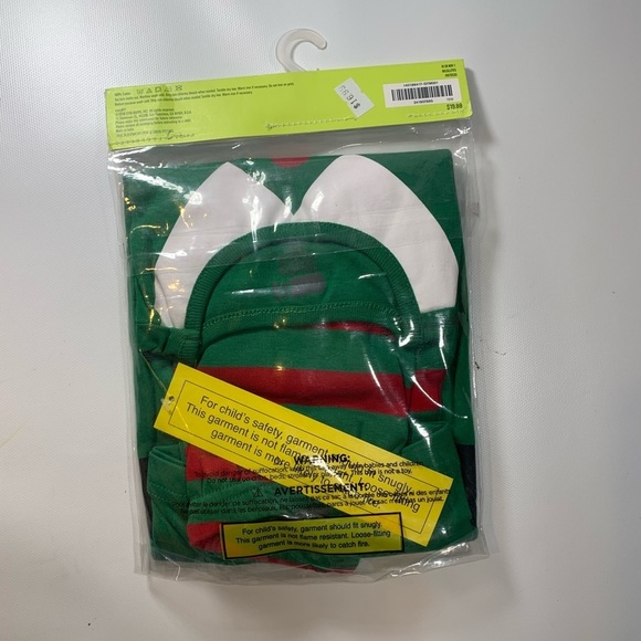 Crazy 8 | Elf Pajama Set 18-24 Months New - Picture 6 of 7